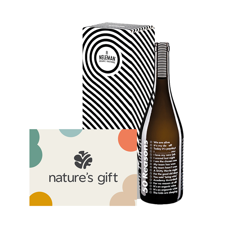 Nature's Gift cadeaukaart + wijn