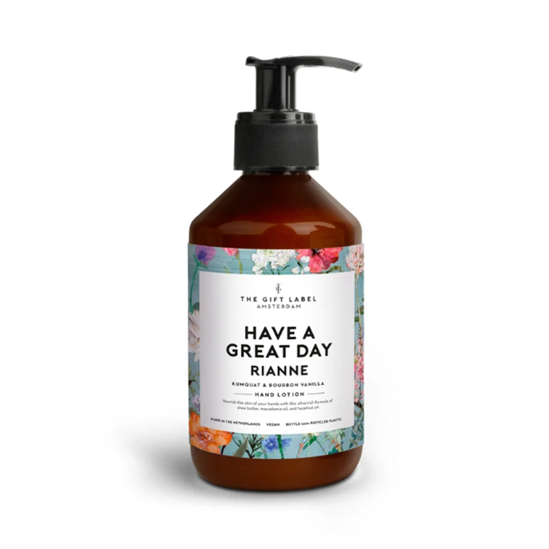 Handlotion The Gift Label met naam