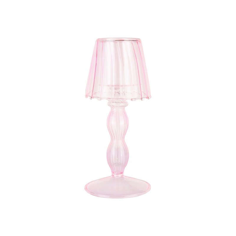 Roze kaarslantaarn