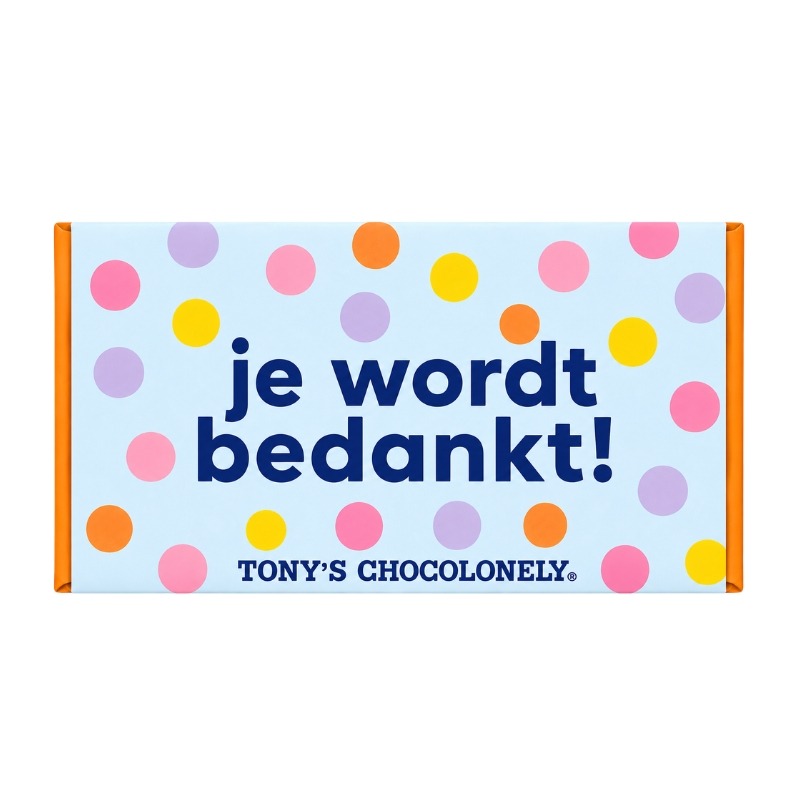 Tony’s met boodschap