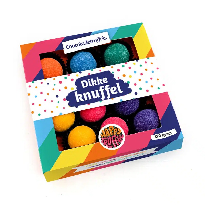 Chocoladetruffels | Dikke knuffel | 12 stuks