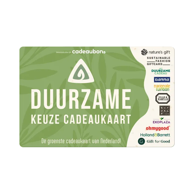 Duurzame keuze cadeaukaart