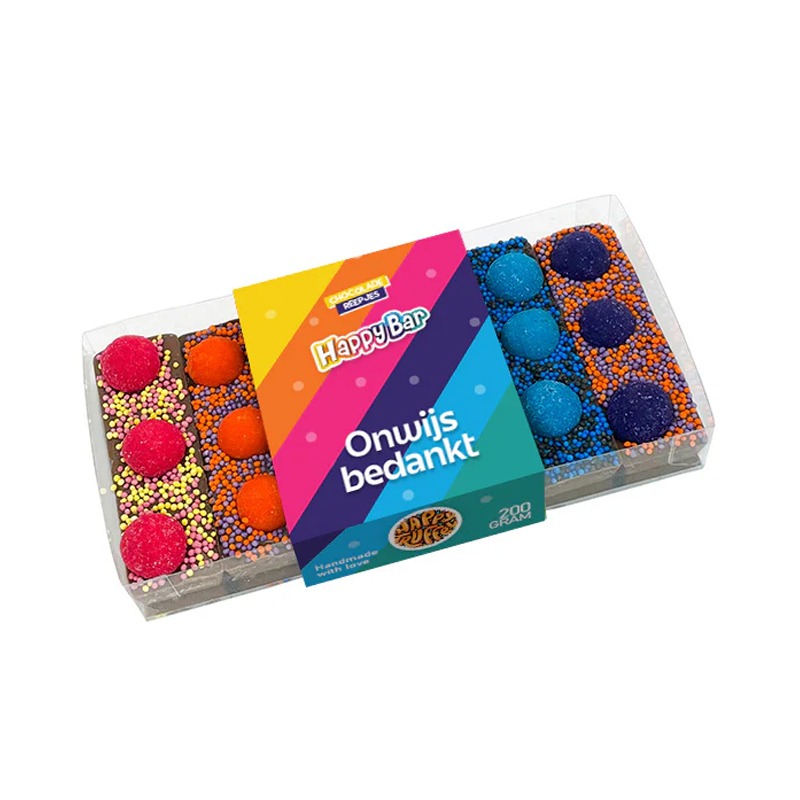 HappyBar Proeverij | Onwijs bedankt | 200 gr.