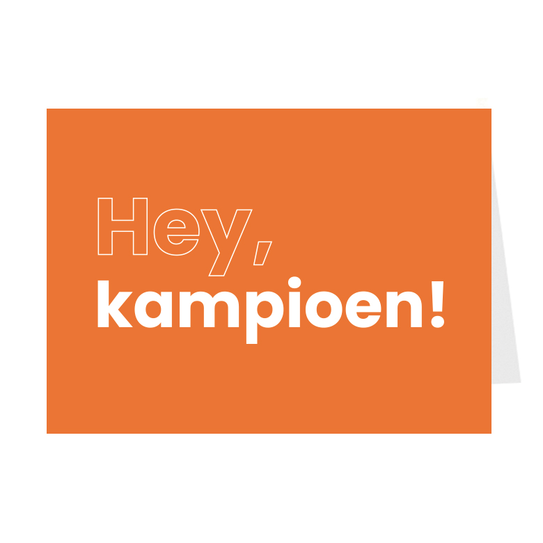 Hey kampioen