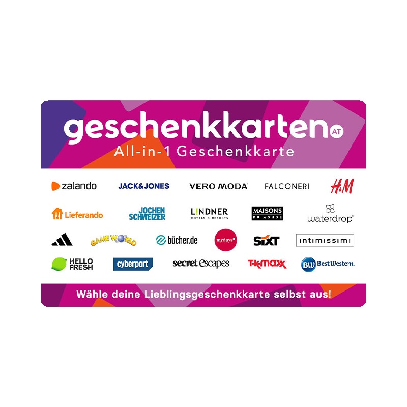 Keuze cadeaukaart Oostenrijk