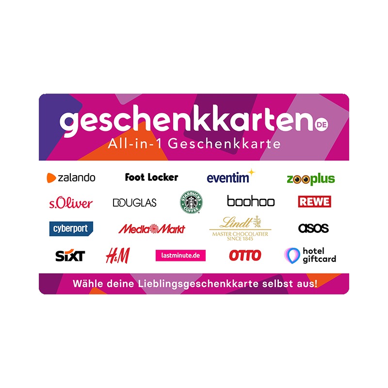 Keuze cadeaukaart Duitsland