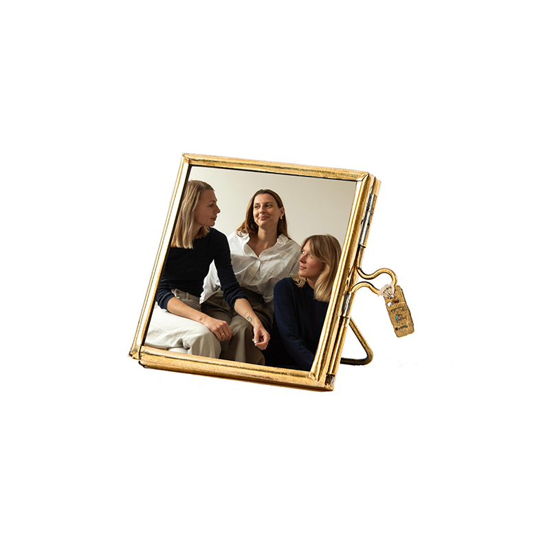 Mini lijstje staand goud met foto Ikpakjein