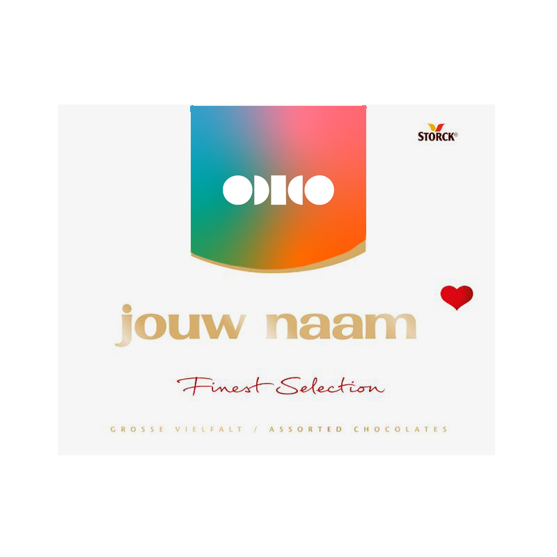 Merci box met logo/foto en naam