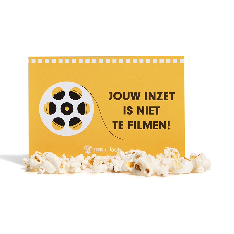 Pathé Thuis | Jouw inzet is niet te filmen
