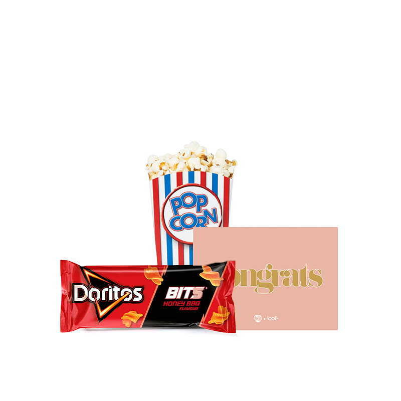 pathe thuispakket met doritos en voucher