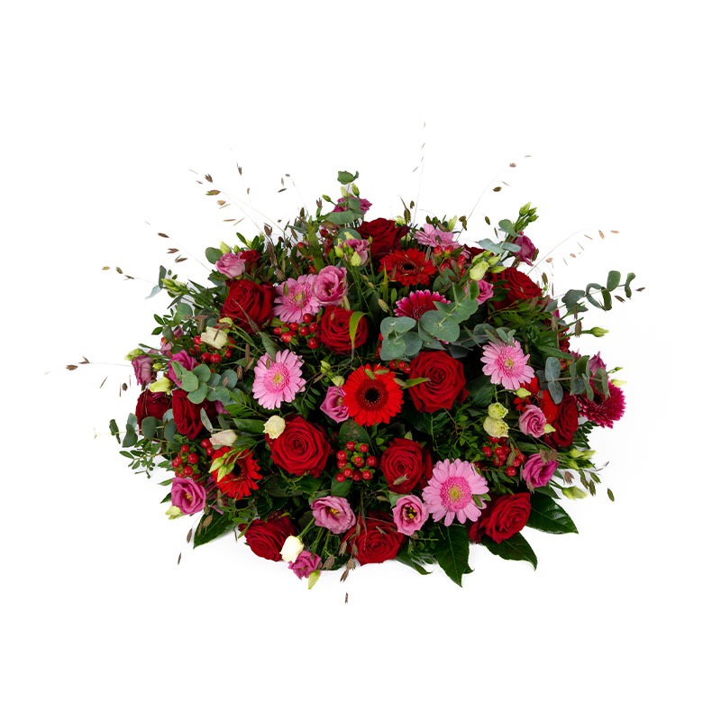 Rouwboeket | Diep rood