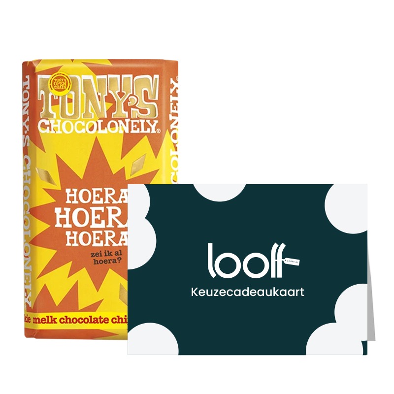 Keuzecadeaukaart met Tony's Chocolonely