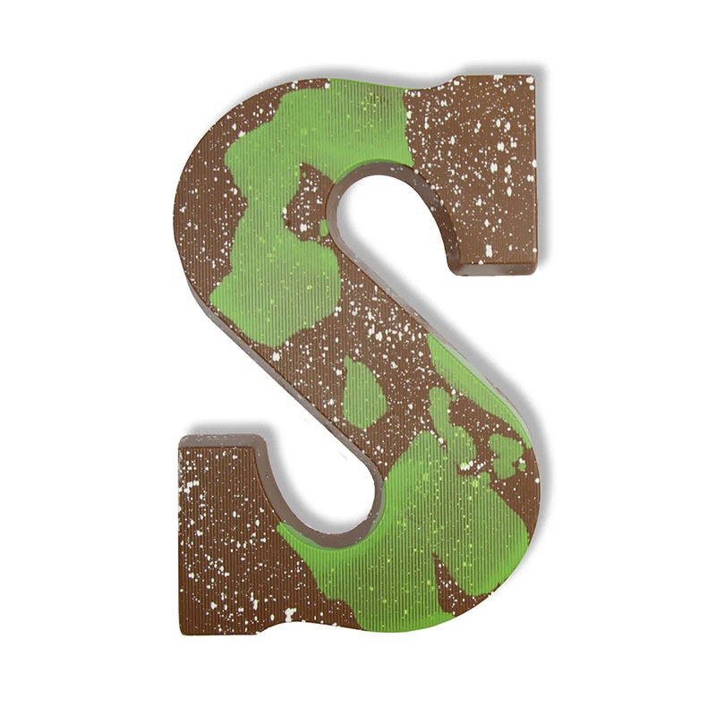Gevulde chocolade letter