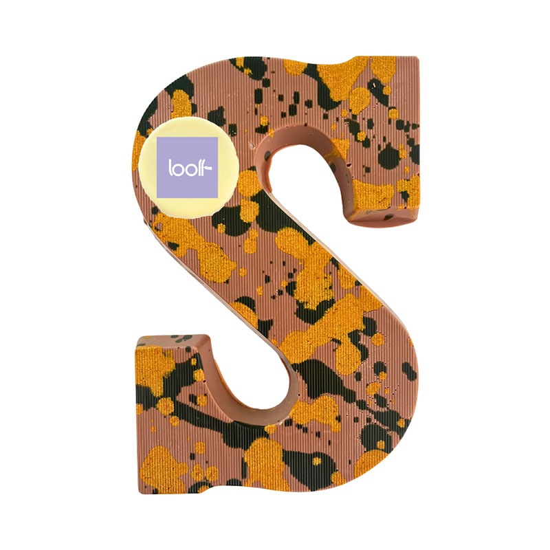 Chocoladeletter met logo
