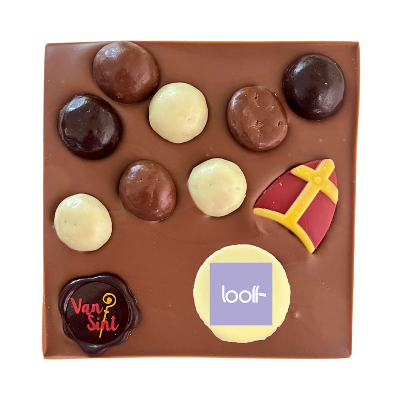 Chocoladetablet met logo
