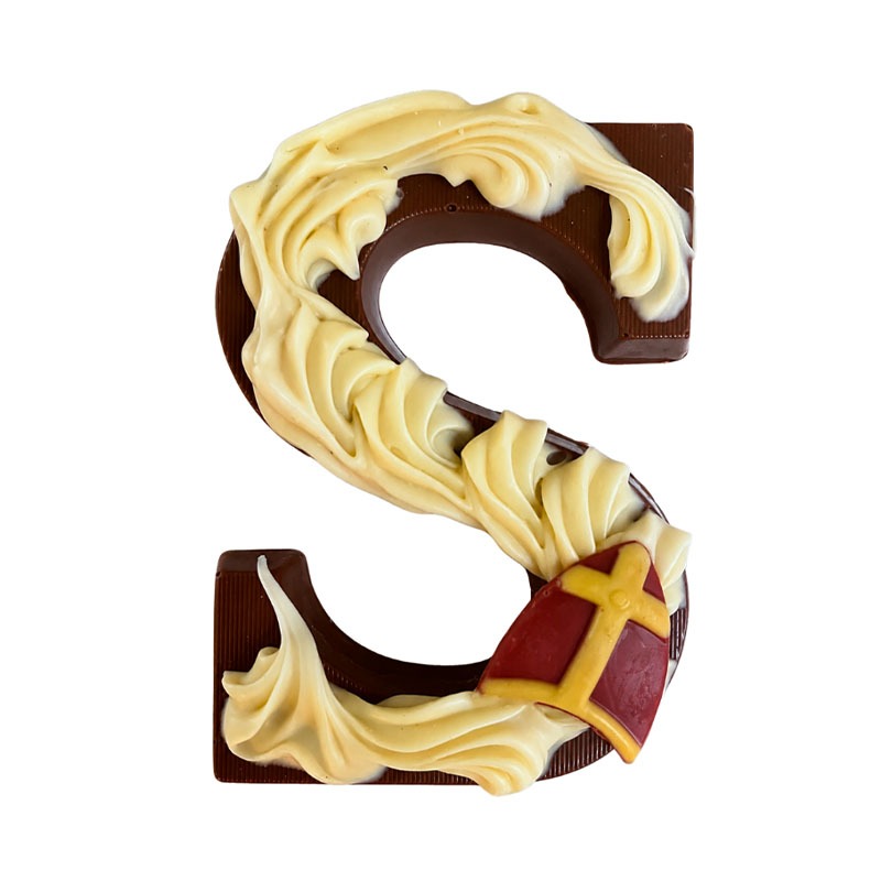 Ambachtelijke chocoladeletter 