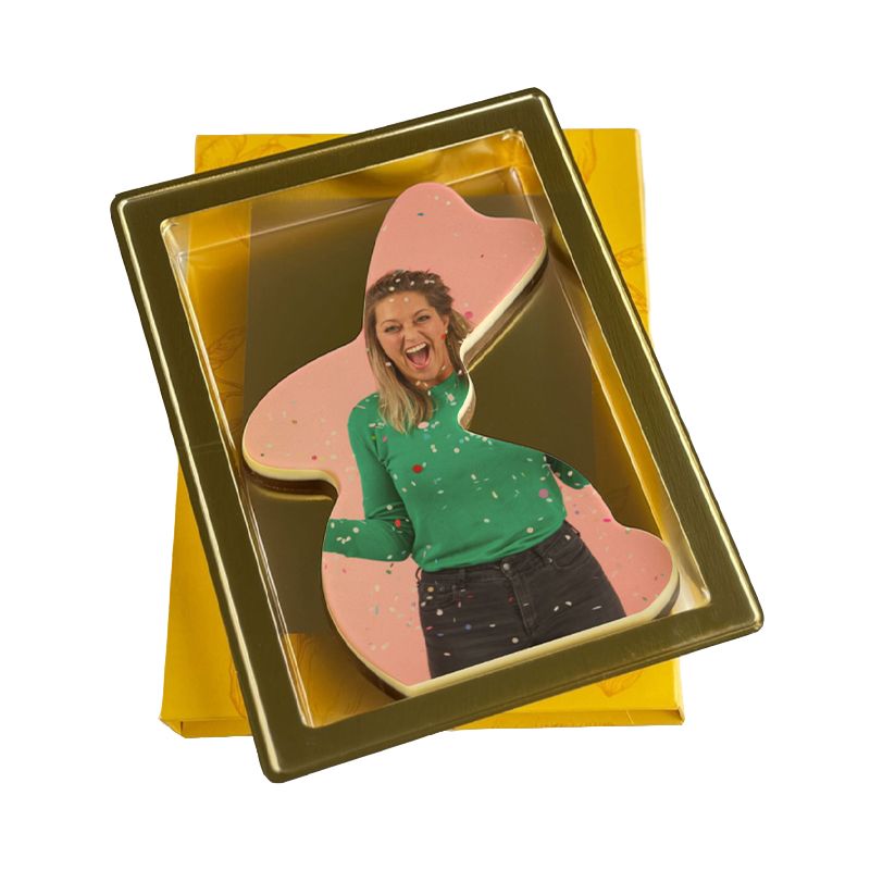 Chocolade paashaas met logo